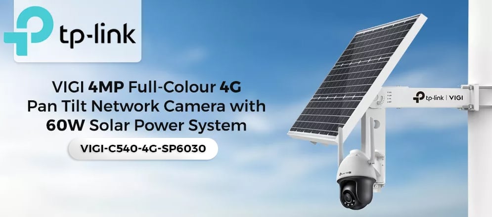 TP-Link VIGI C540-4G with SP6030 solar kit