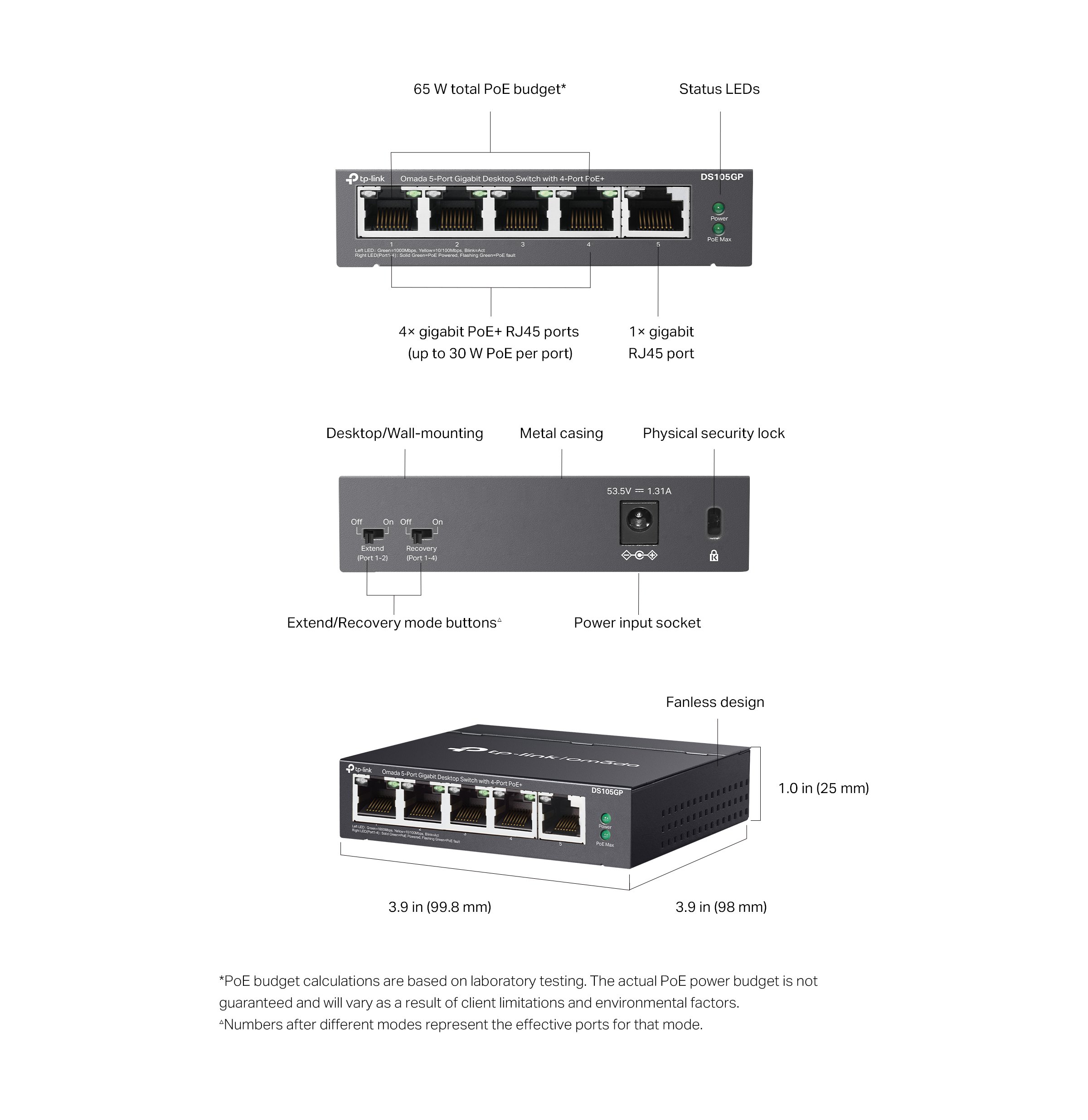 TP-Link Omada 105GP Switch