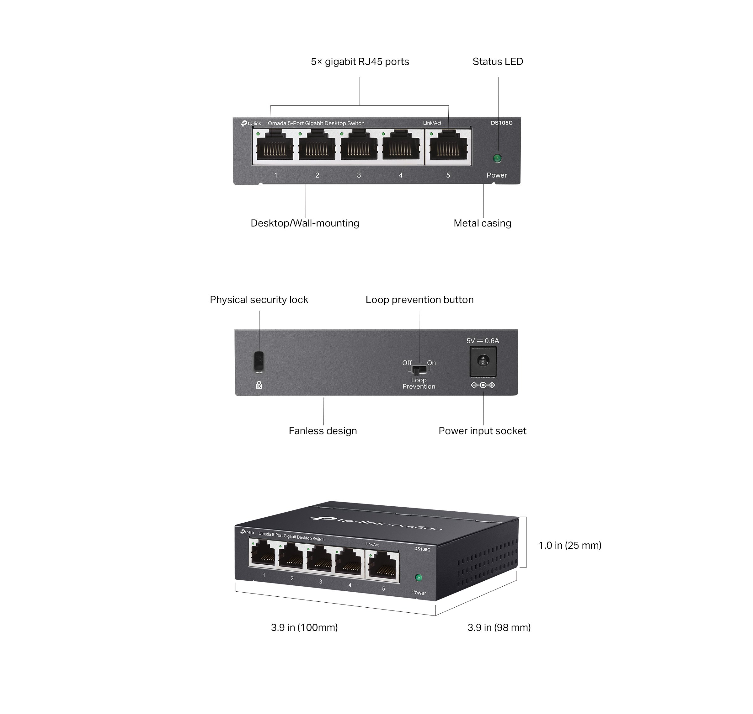 TP-Link Omada 105G Switch