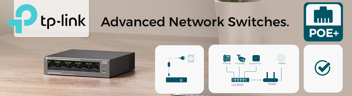 TP-Link IP PoE Network Switches