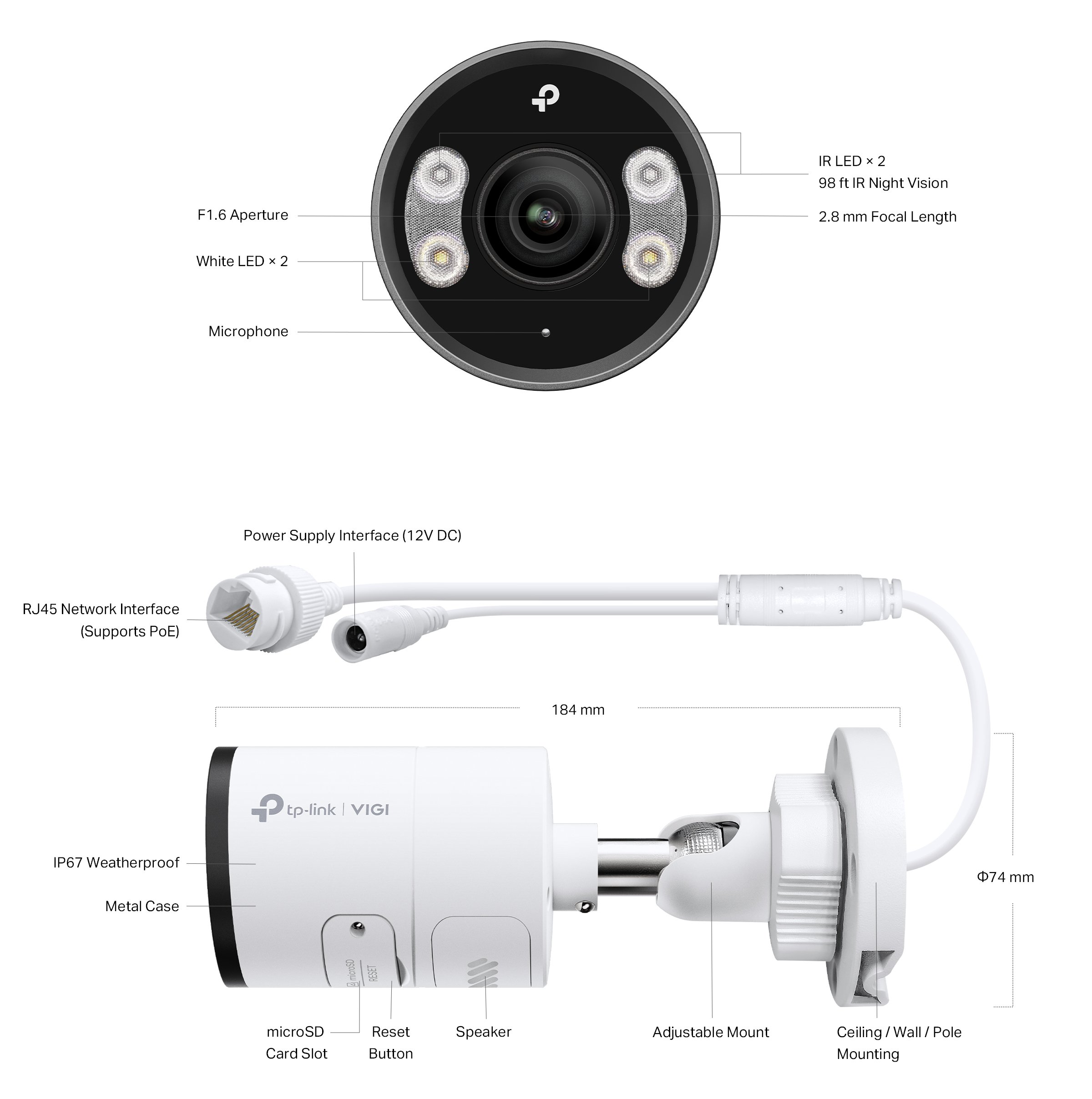 VIGI-C385 2.8mm Camera
