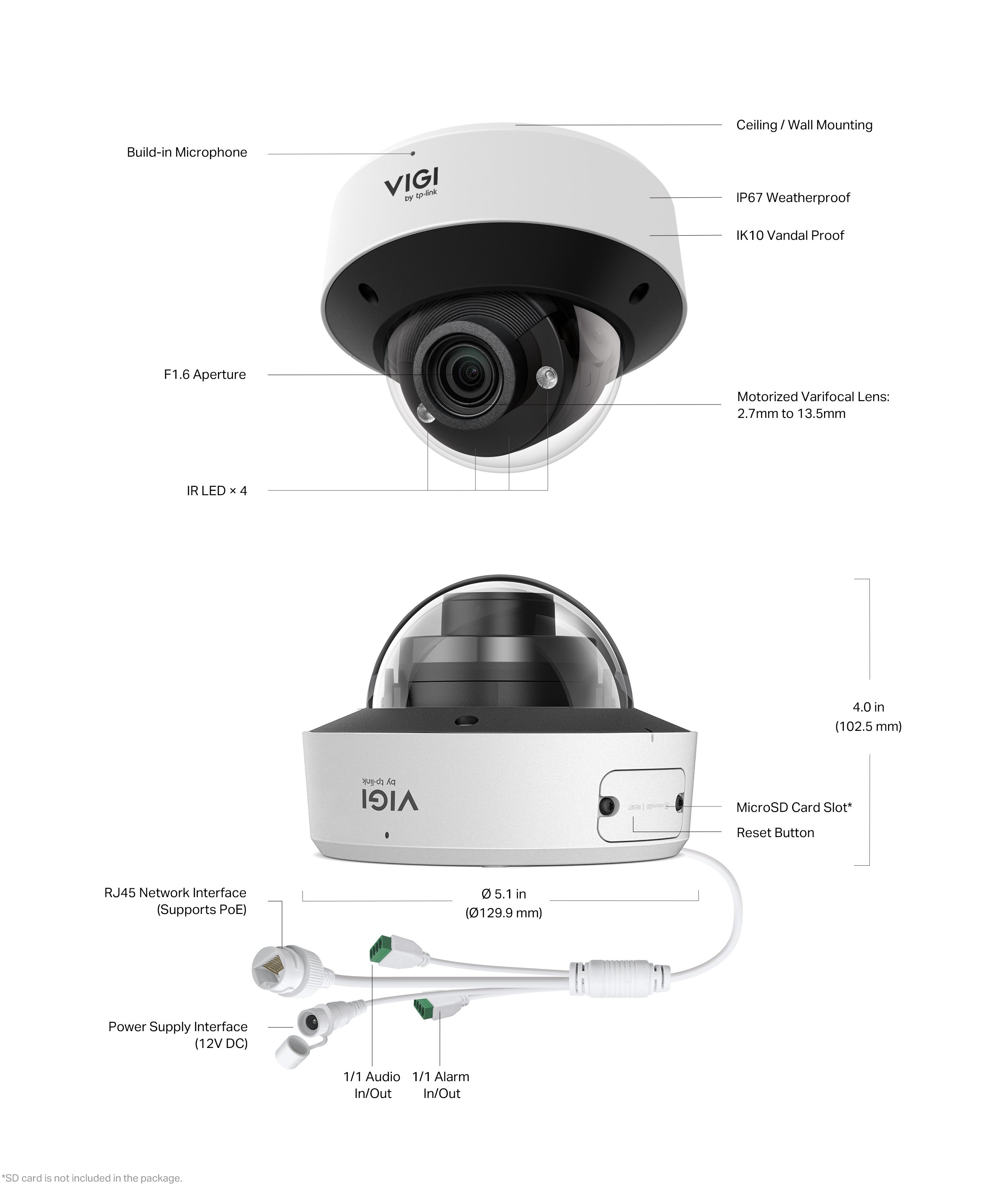 VIGI Insight S445ZI 4MP AI PTZ Camera
