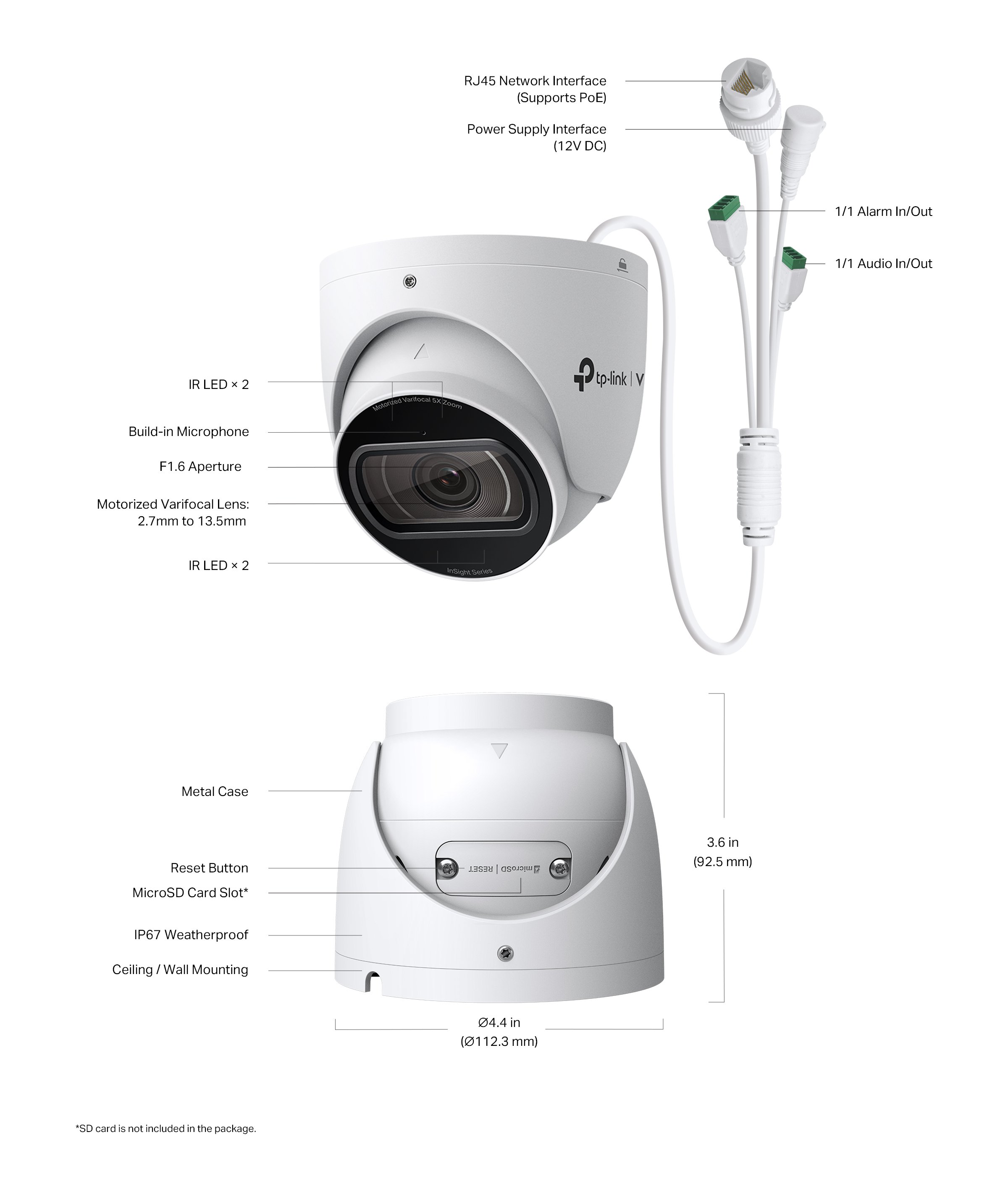 VIGI Insight S445ZI 4MP AI PTZ Camera
