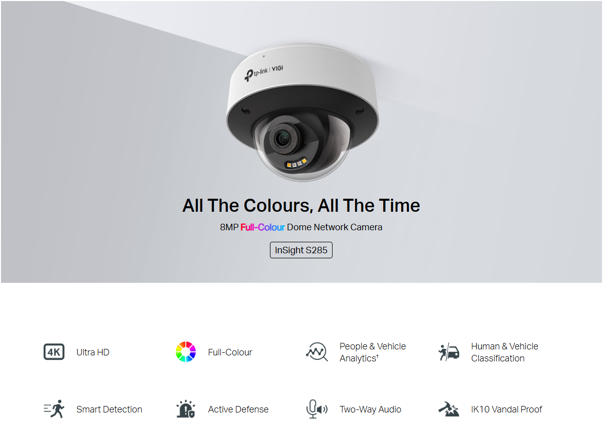 VIGI Insight-S285 4mm Mini Bullet Camera