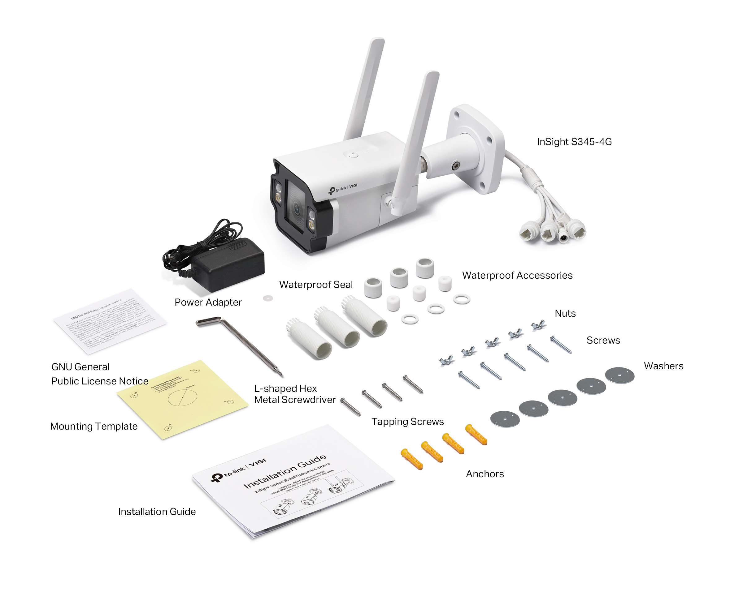 InSight-S345-4G package contents