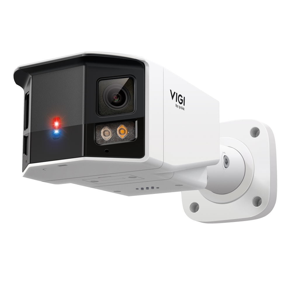 VIGI InSight 8MP Panoramic Bullet Camera 180° View, Colour Night Vision & AI Detection - InSight-S385DPS