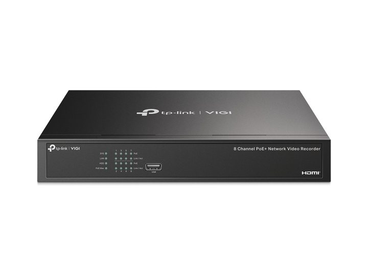 TP-Link VIGI NVR1008H-8MP 8-channel PoE recorder