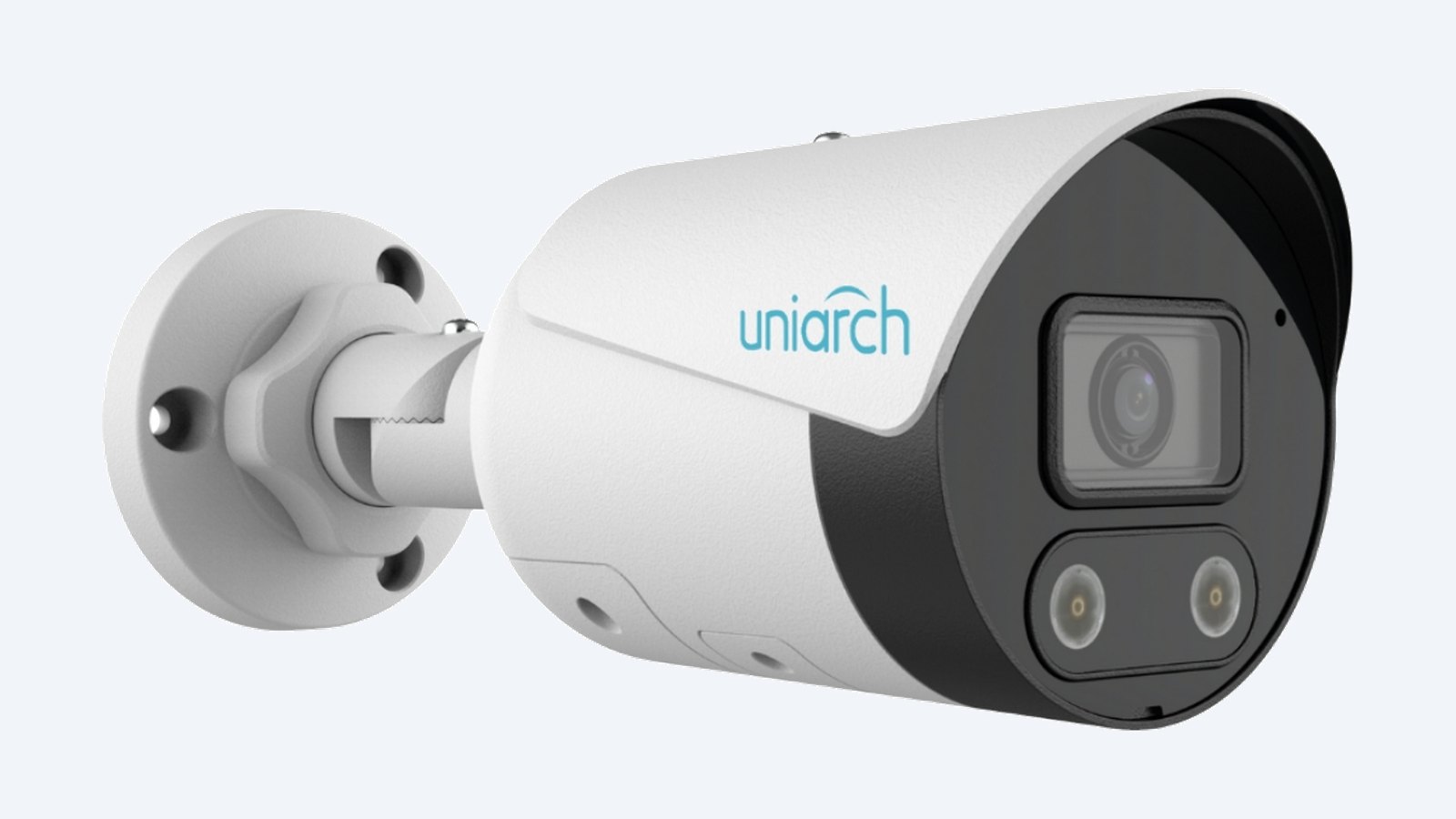 Uniarch IPC-B1P8-AF28KC Tri-guard 8MP 4K bullet camera with warning light