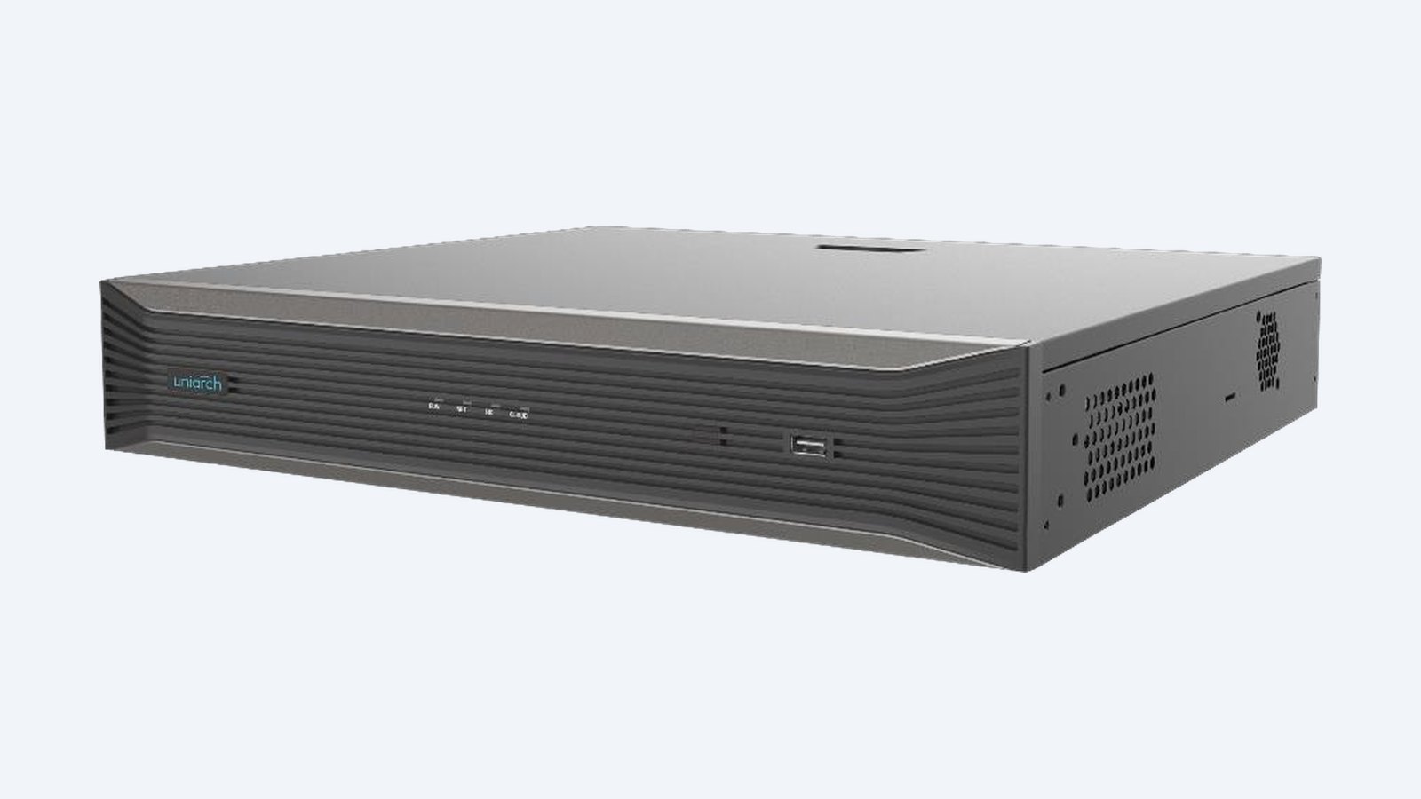 Uniarch NVR-432XU-P16 32-channel PoE network video recorder, front view