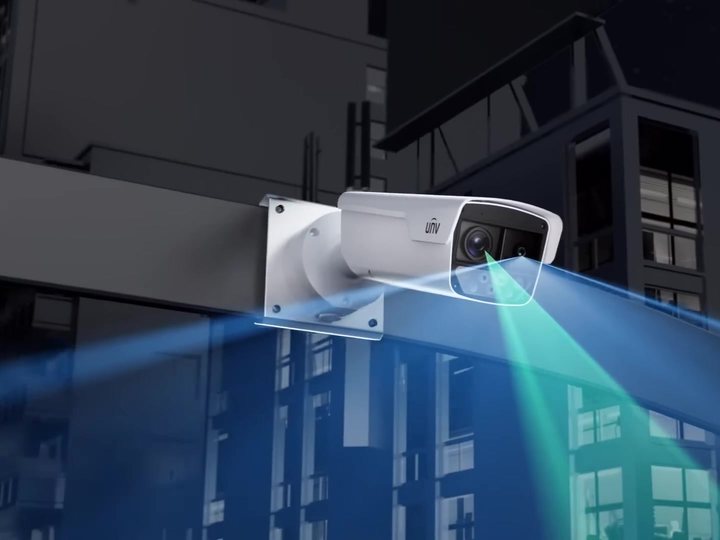 Uniview MultiView cameras covering a wide area