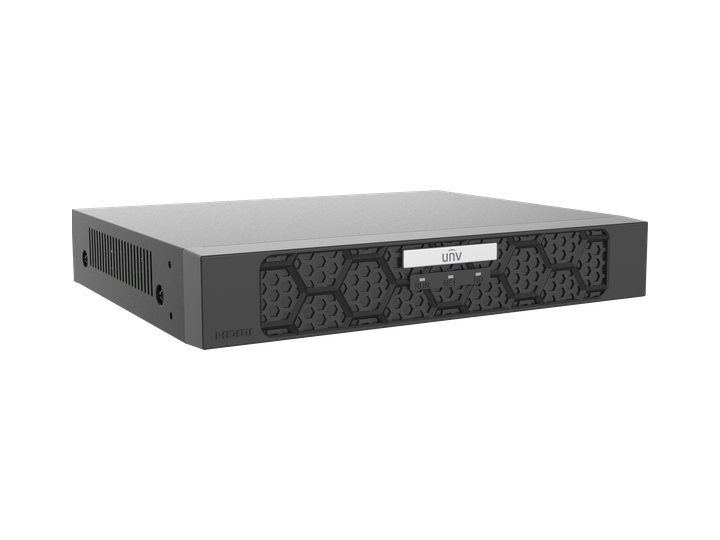 Uniview NVR501-08B-P8-IQ recorder, rear view