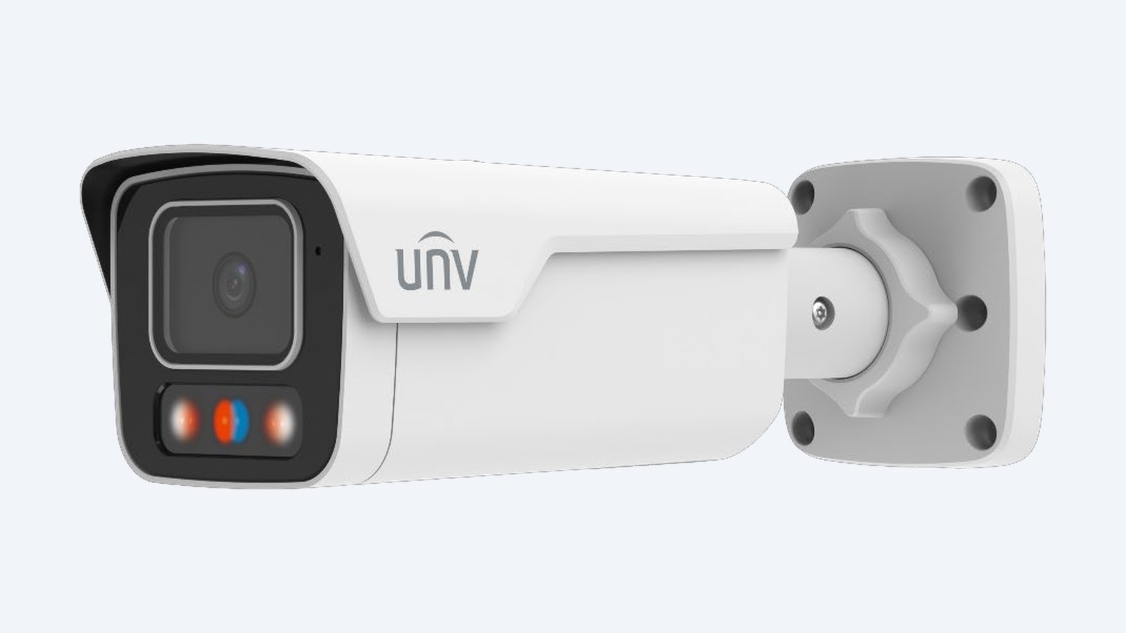 Uniview IPC2B16SS-ADF28KMC-I1-BK black tri-guard bullet camera (shown in white; this model has a black housing)