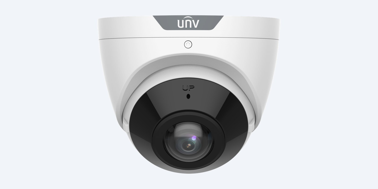 Uniview IPC3608SB-ADF16KM-I0 8MP 180° panoramic turret camera, front view