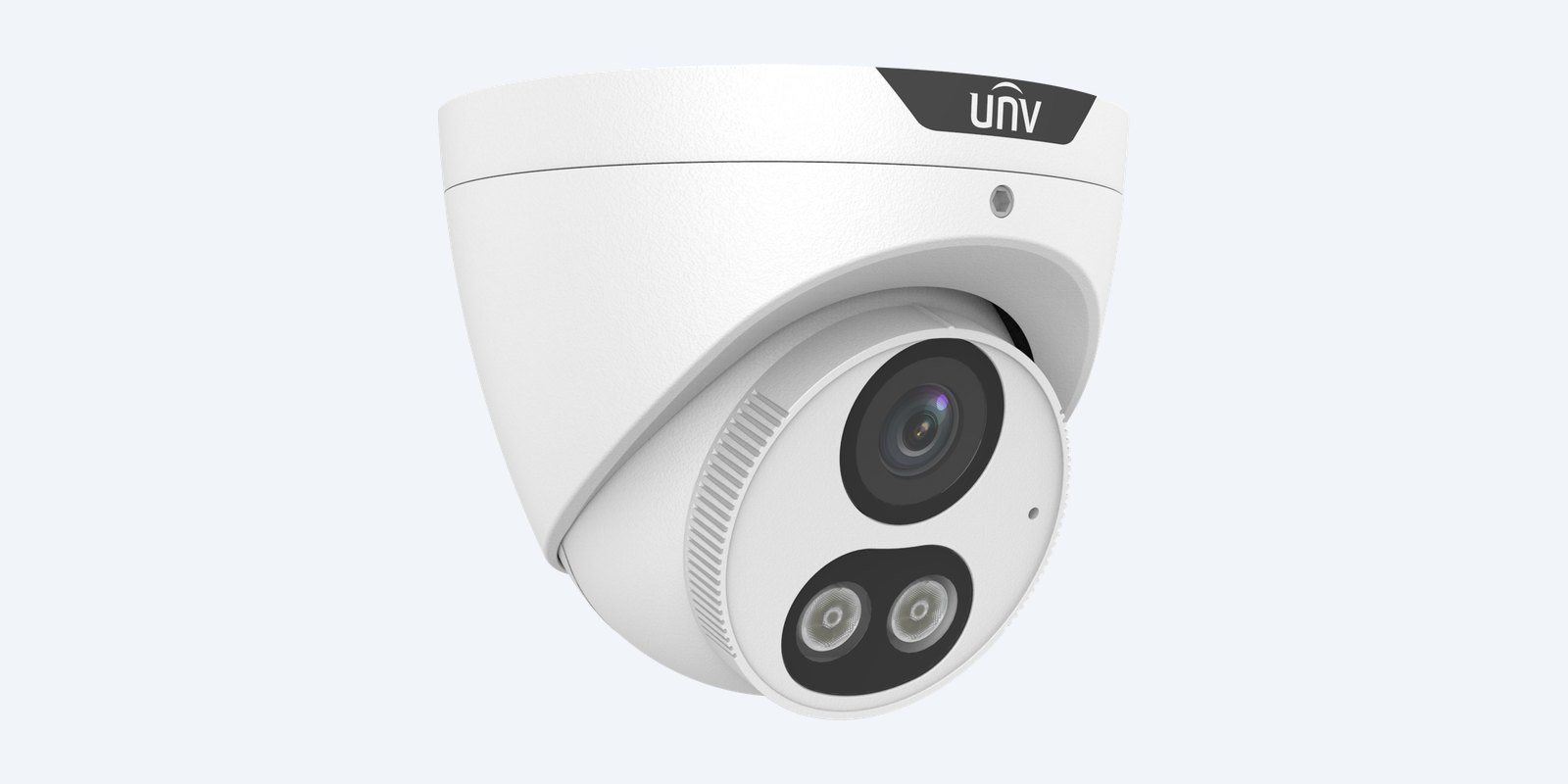 Uniview IPC3616LE-ADF28KM-DL turret camera, angled view
