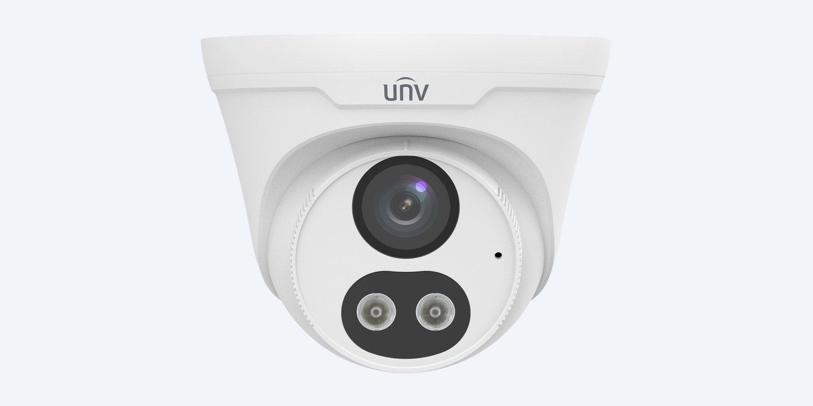 Uniview IPC3618LE-ADF28KC-DL turret camera, front view