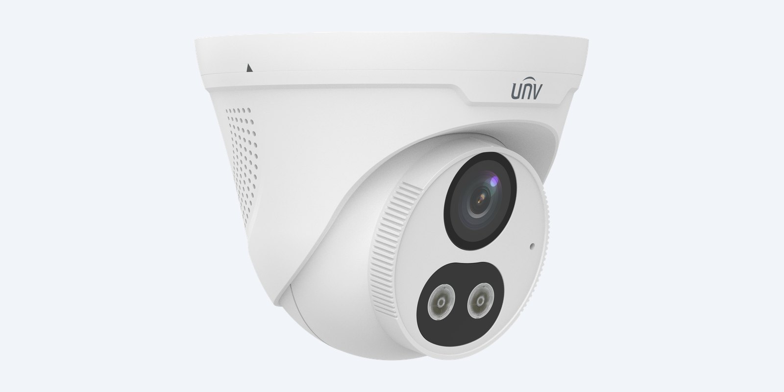 Uniview IPC3618LE-ADF28KC-DL turret camera, angled view