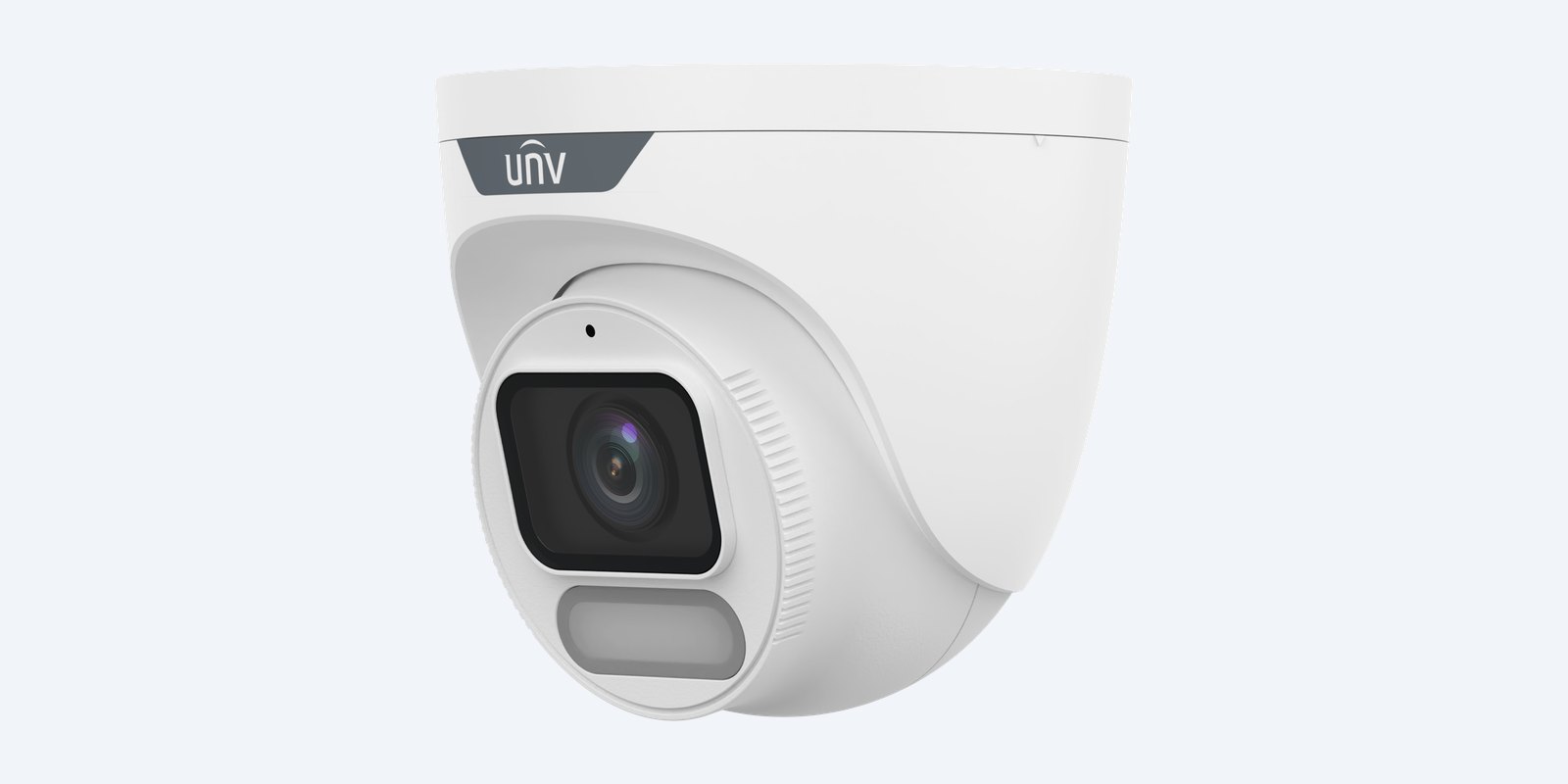 Uniview IPC3624LE-ADF28K-WP turret camera, angled view