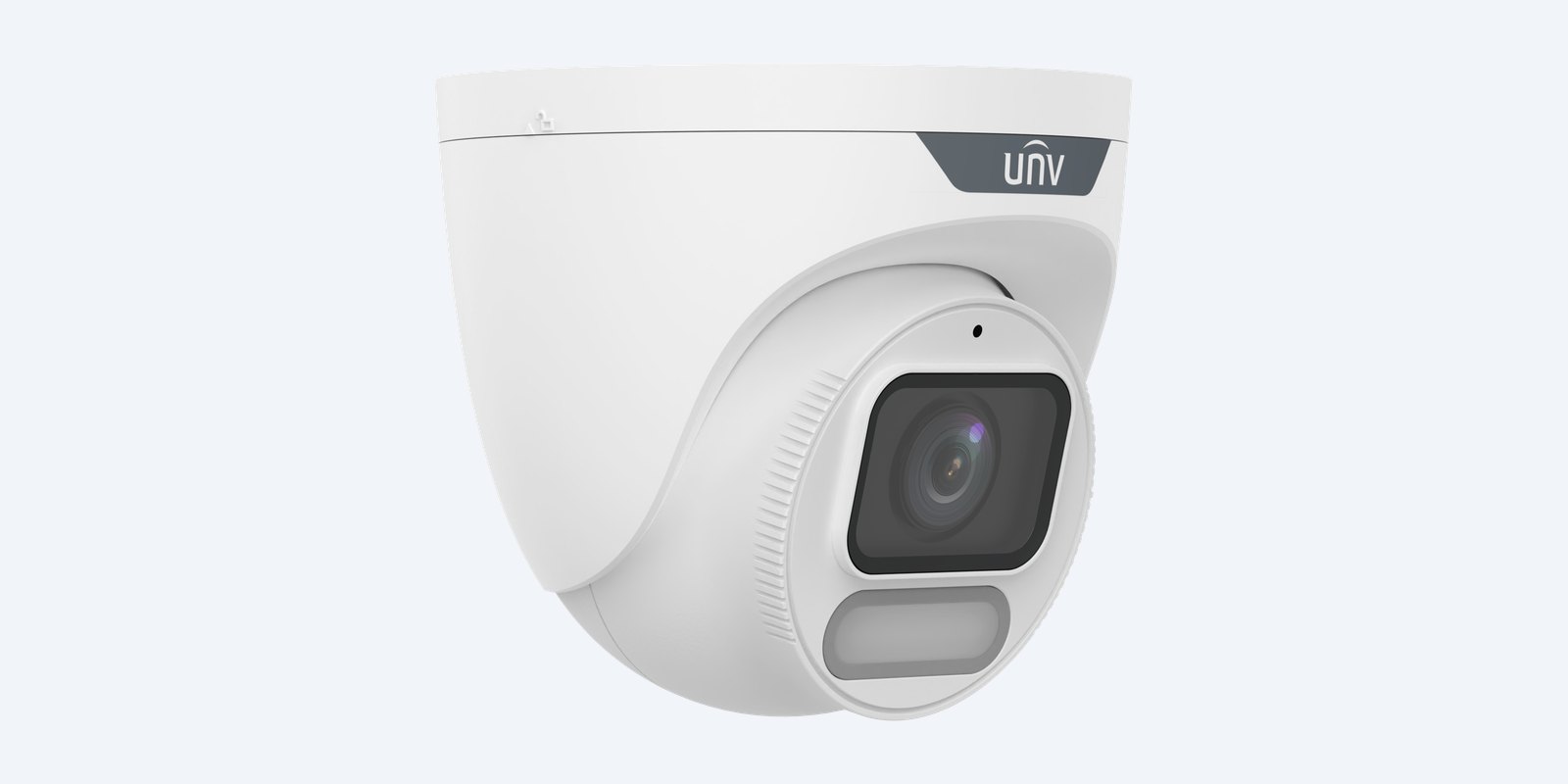Uniview IPC3628LE-ADF28K-WP turret camera, angled view