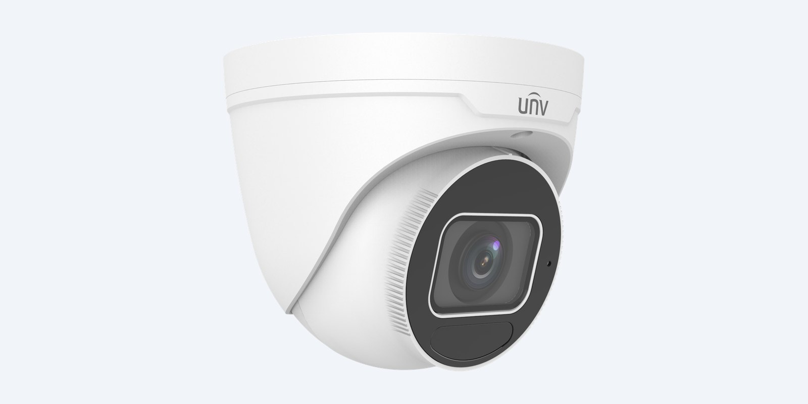 Uniview IPC3635SB-ADZK-I0 turret camera, angled view