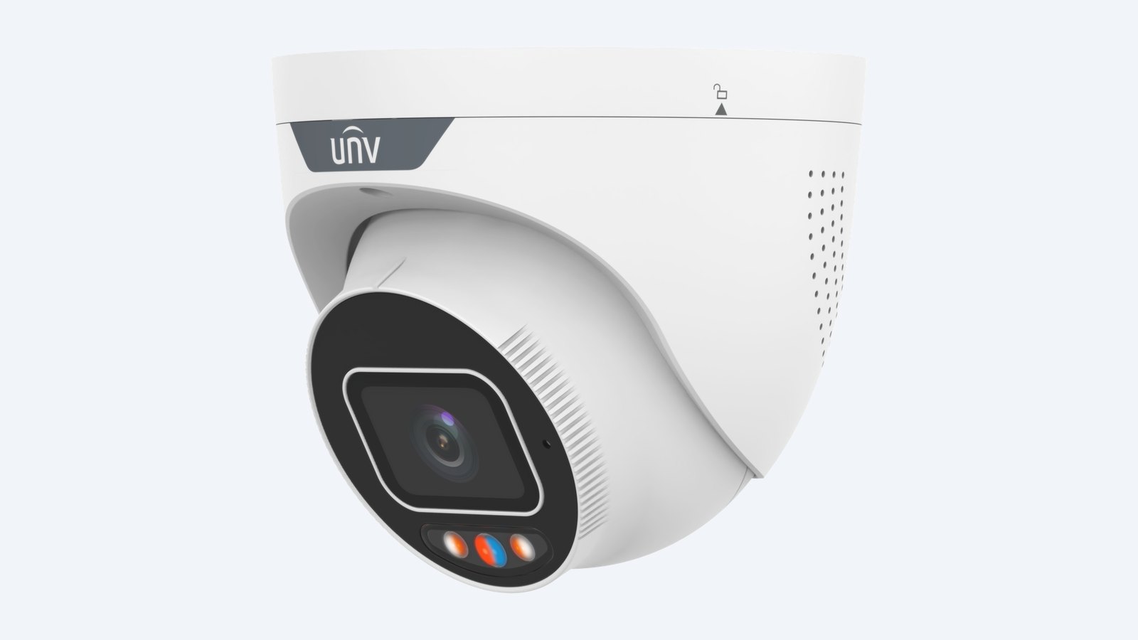 Uniview IPC3638SS-ADF28KMC-I1-BK 8MP 4K Tri-Guard turret, black camera