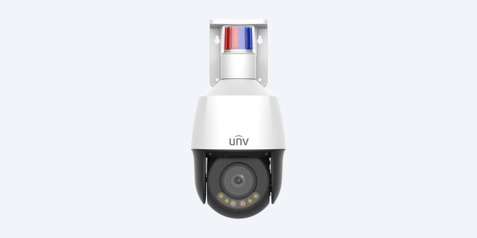 Uniview IPC6324LWH-AX5C-VG2 4MP 5x Tri-Guard PTZ camera, front view