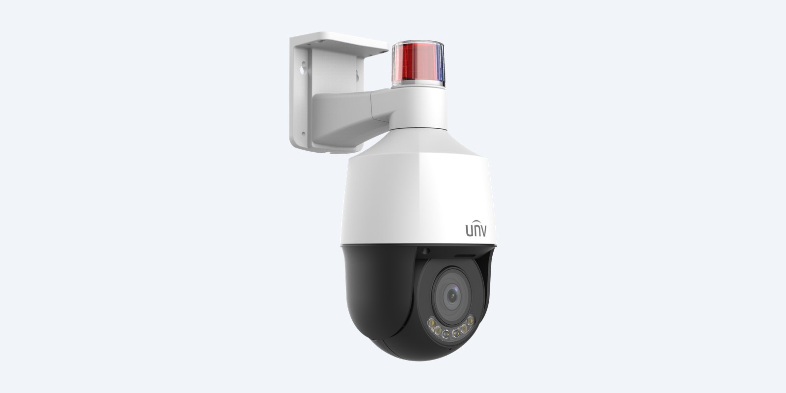 Uniview IPC6324LWH-AX5C-VG2 4MP 5x Tri-Guard PTZ camera, side view
