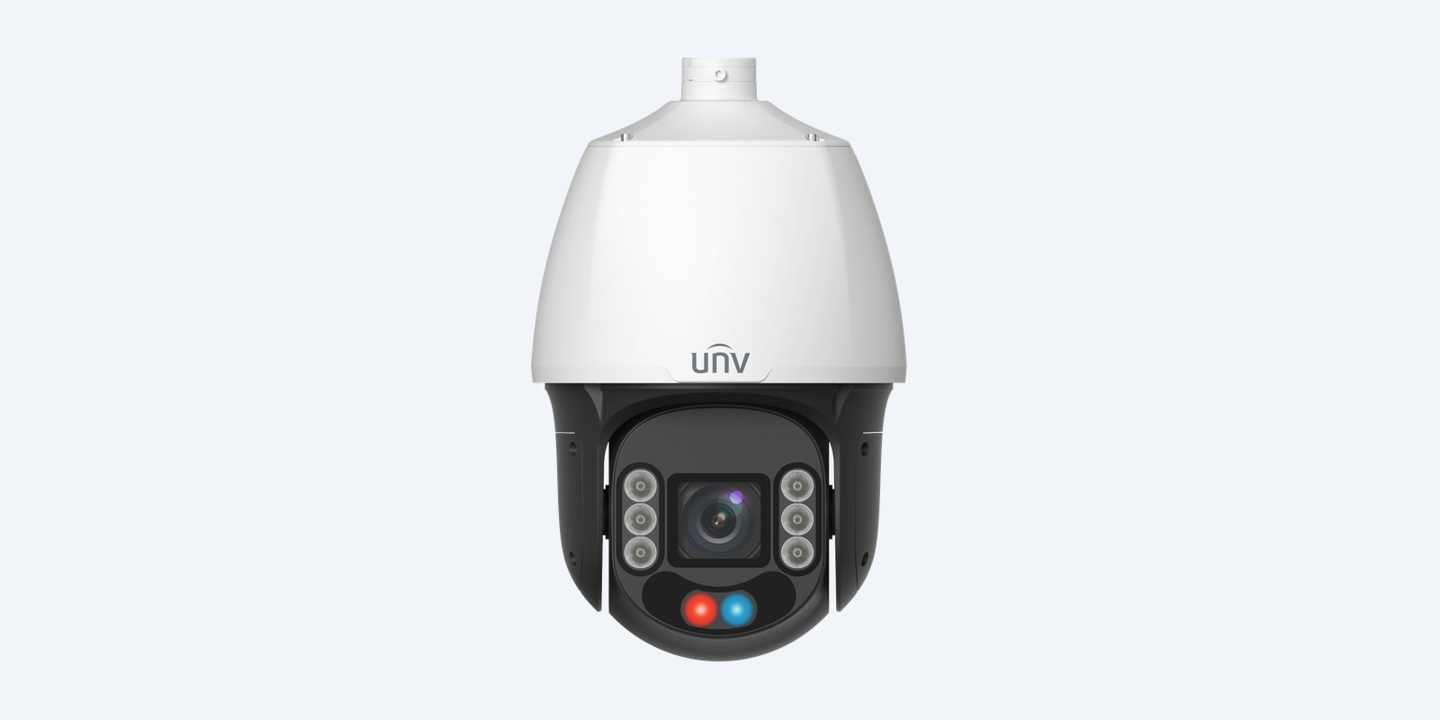 Uniview IPC6624SFW-X25-C-VH2 4MP 25x Tri-Guard dual-light PTZ camera, front view