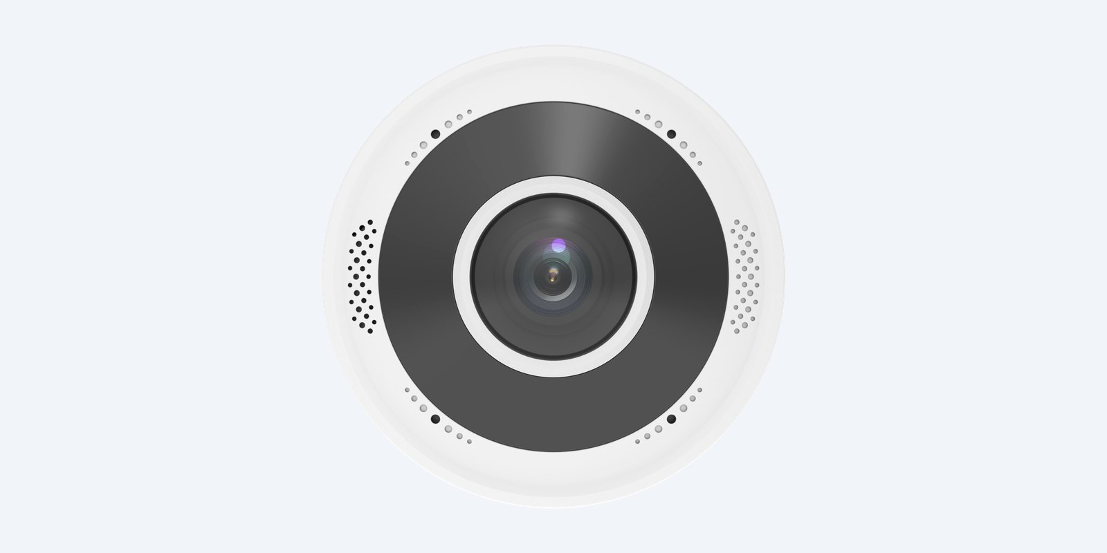 Uniview IPC816SB-ADF16KMC-I1 6MP 360° fisheye camera, front view