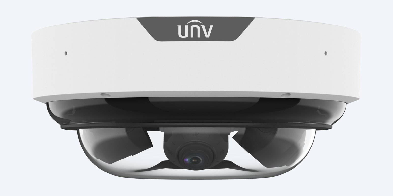 Uniview IPC8645EA-ADZKM-I1 4 × 5MP multi-sensor camera, front view