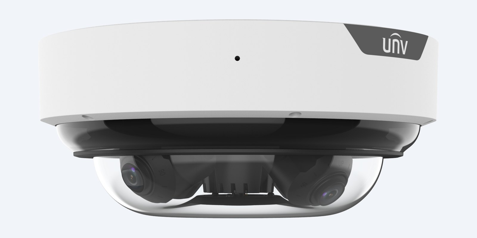 Uniview IPC8645EA-ADZKM-I1 4 × 5MP multi-sensor camera, side view