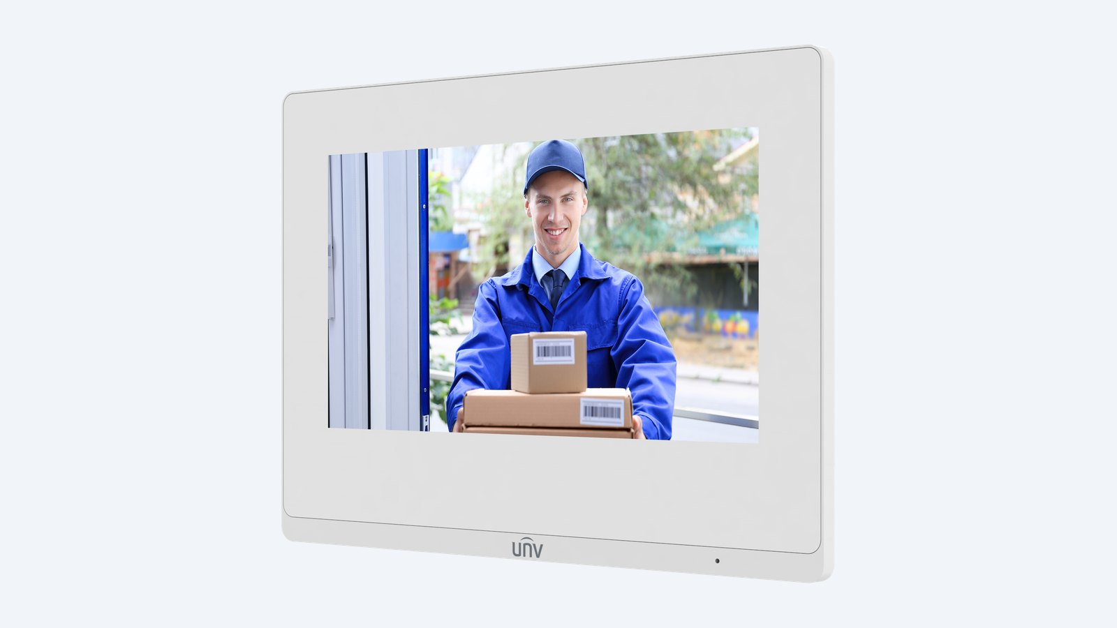 Uniview OEI-372S-H-W white 7-inch touchscreen indoor station