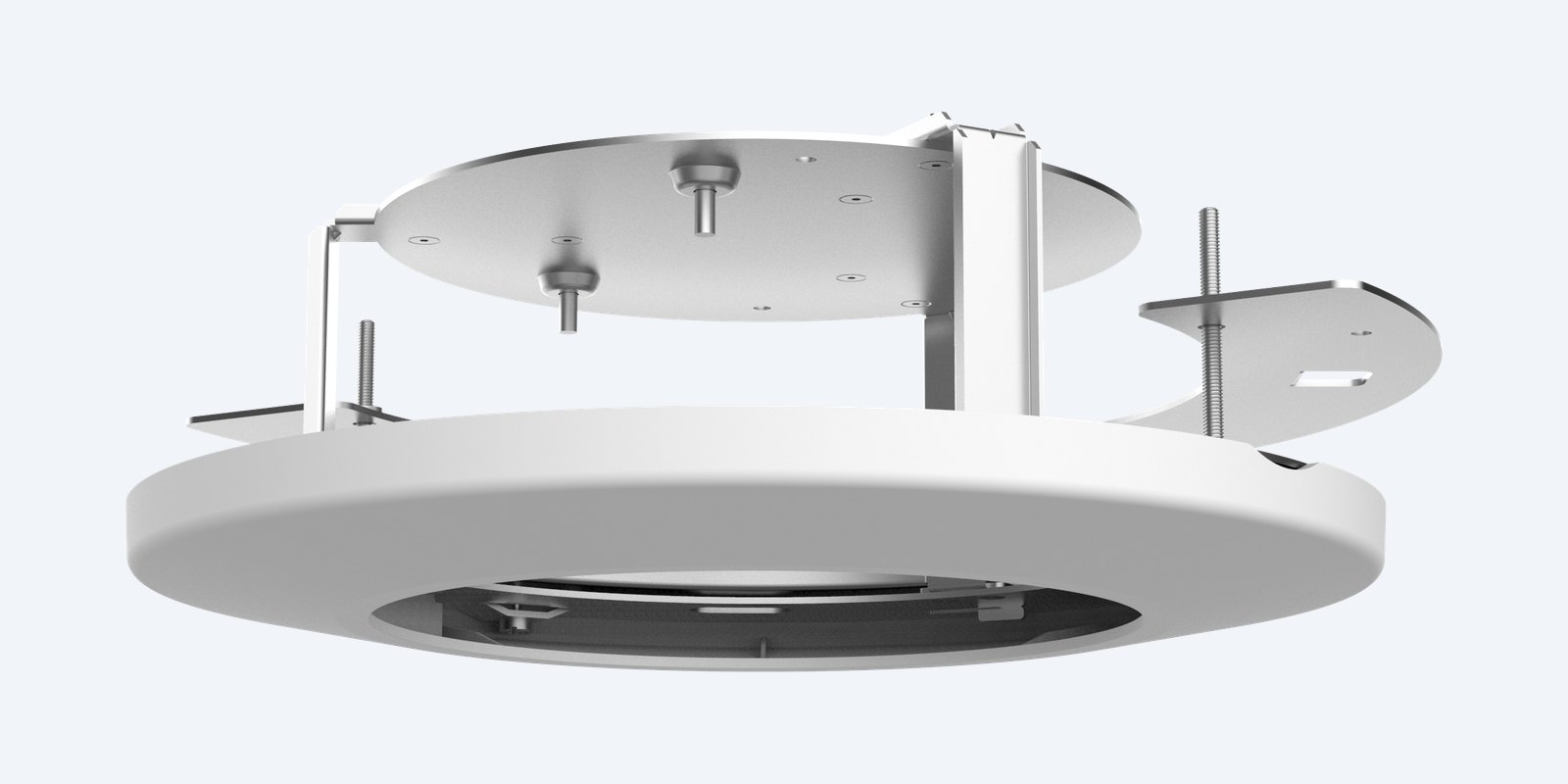 Uniview TR-FM180-IN from the front, showing the trim ring and clamp arms