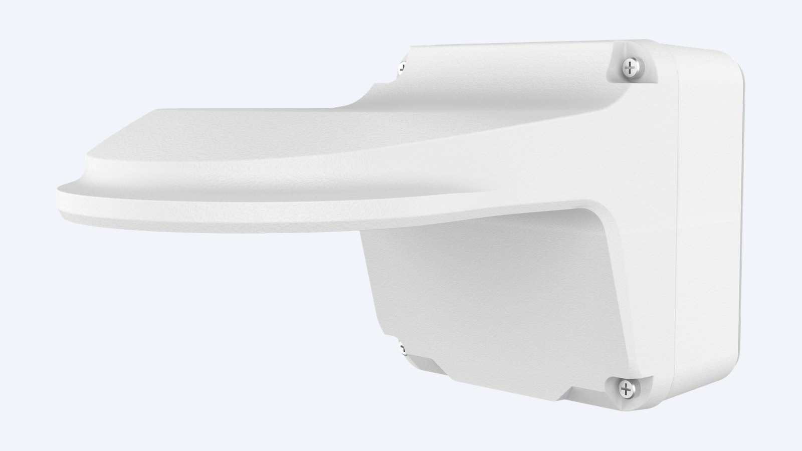 Uniview TR-JB07/WM03-G-IN-V2-BK wall mount arm with built-in junction box (photo shows the white version)