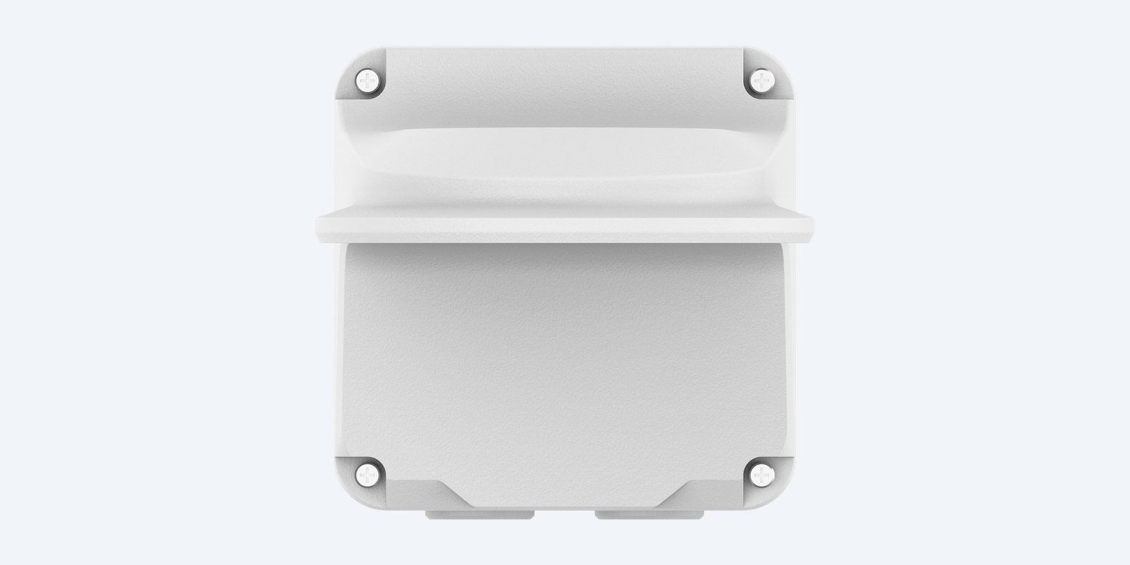 Uniview TR-JB07/WM03-G-IN seen from the front, showing the junction box and its screw-on cover