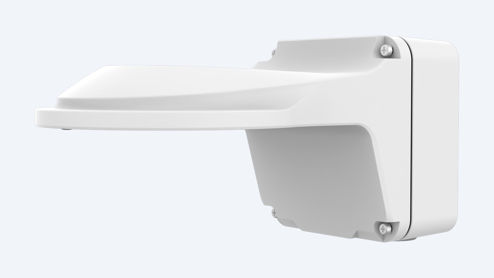 Uniview TR-JB07/WM04-B-IN-V2 wall mount arm with built-in junction box