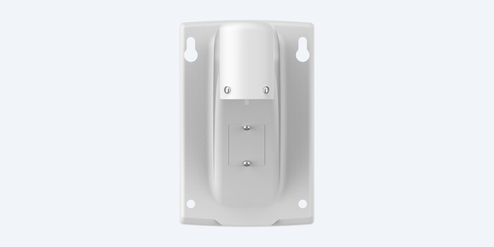 Uniview TR-WE45-A-IN wall plate with keyhole slots and fixing holes
