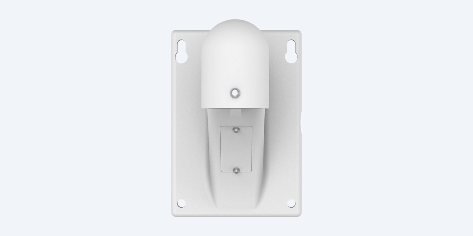 Uniview TR-WE45-IN wall plate with keyhole slots and fixing holes