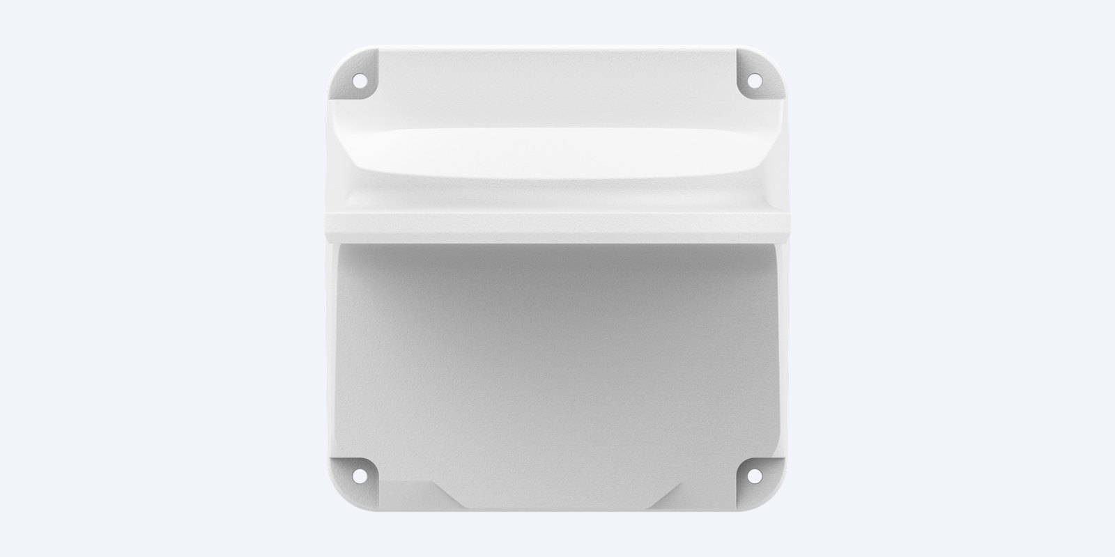 Uniview TR-WM03-D-IN wall plate with four fixing holes