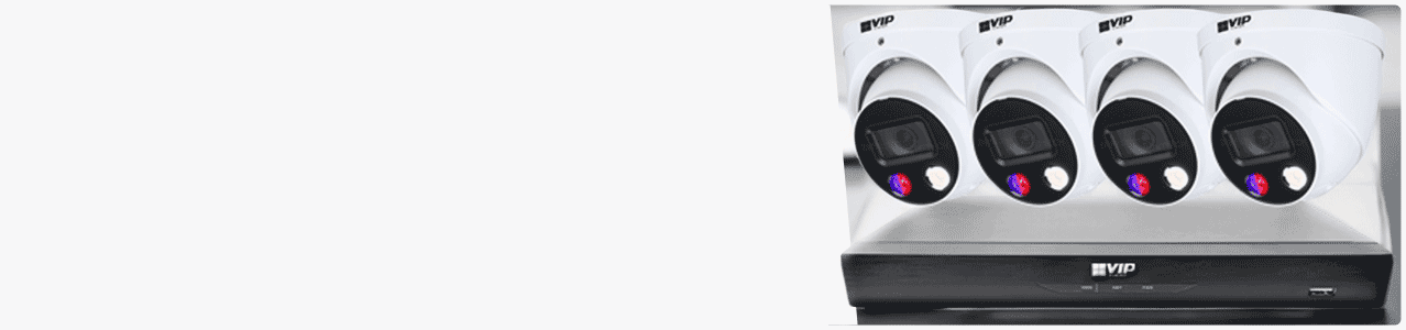 VIP Vision V8600 8MP AI Platinum ID4 and ID3 CCTV NVR kits Australia