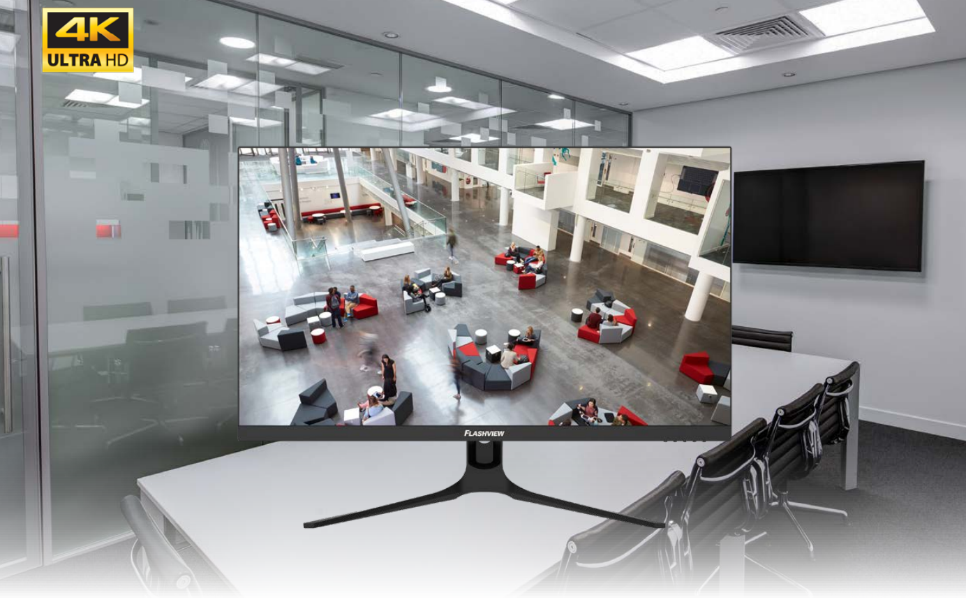 Flashview LCDFL27U 27-inch 4K UHD Surveillance Monitor (IPS)
