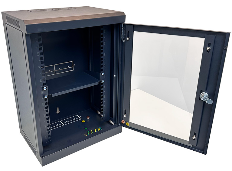 VIP Vision RMC‑B9U250W 10‑inch 9RU 250mm Wall‑Mount Data Cabinet