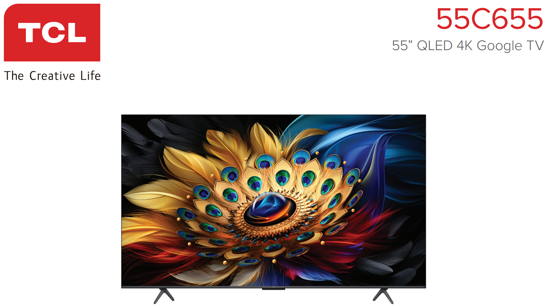 TCL TVTCL55‑4K6 55‑inch QLED Smart TV