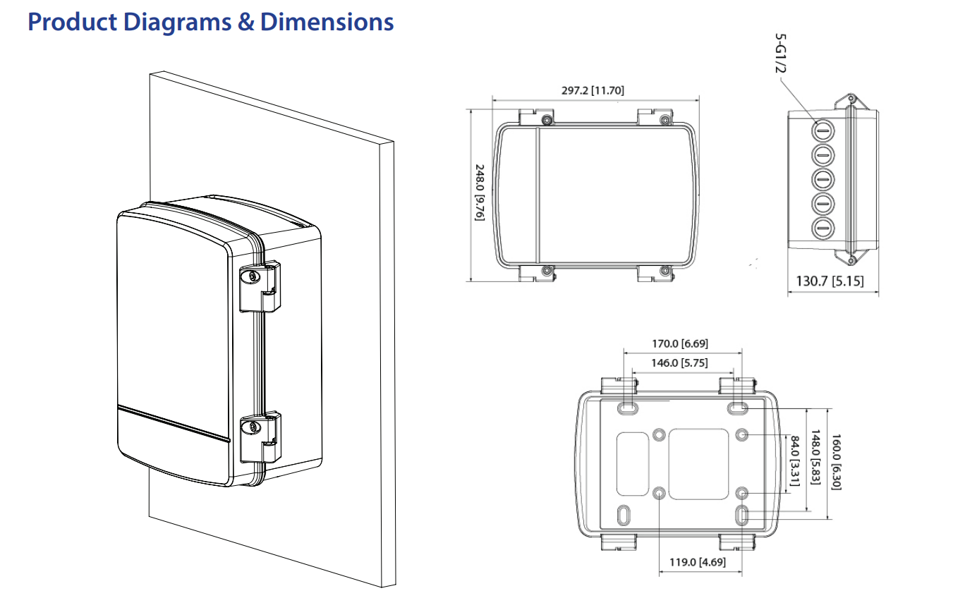VIP Vision VSBKTA6401S Outdoor Power/Comms Box