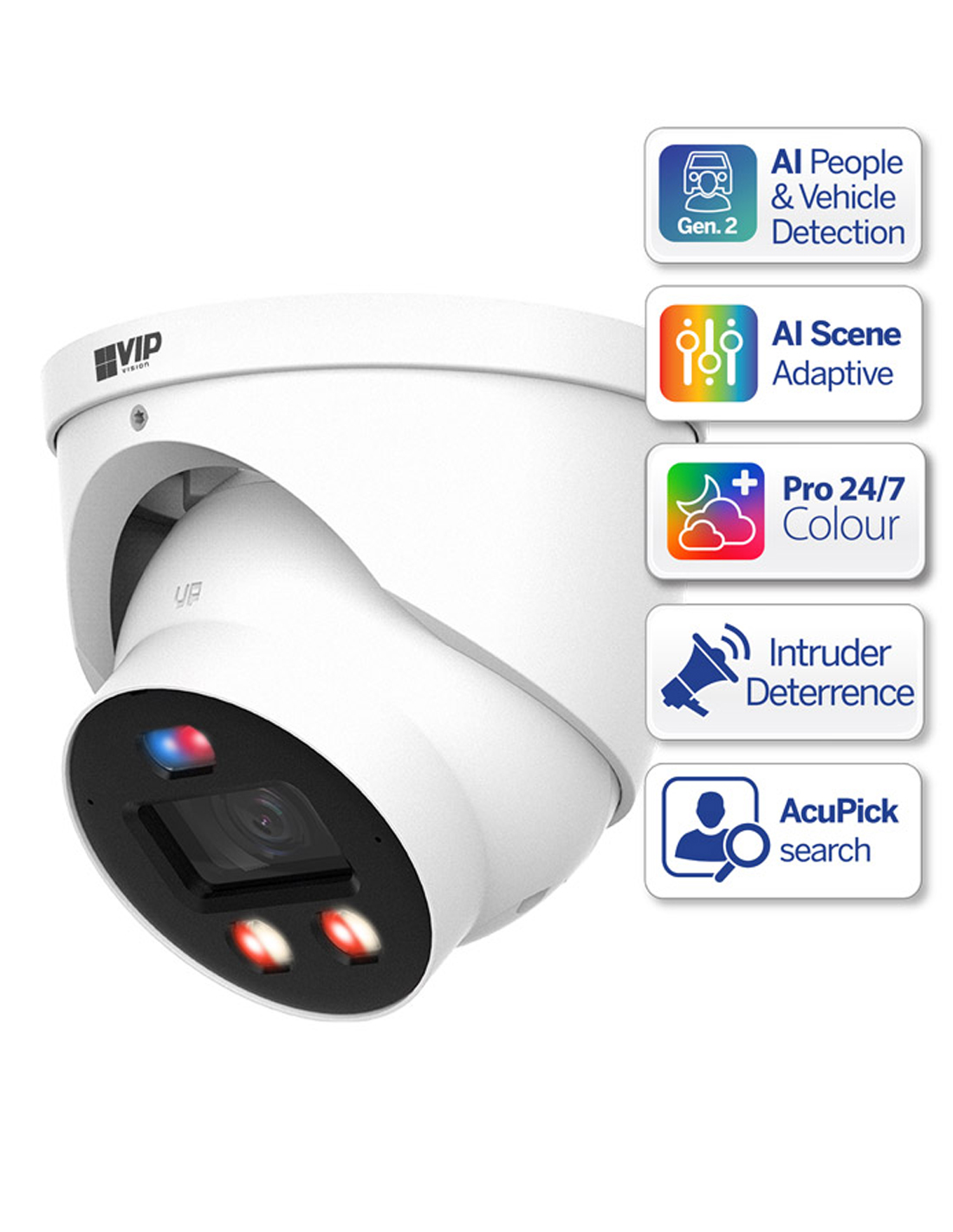 VIP Vision AI Deterrence Camera