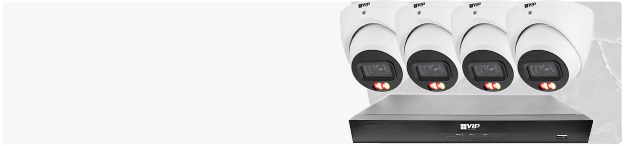 VIP Vision V8100 8MP 4K UHD AcuPick AI security camera NVR kits