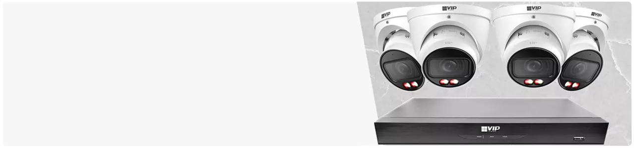 VIP Vision V8400 8MP AI varifocal motorised CCTV NVR kits