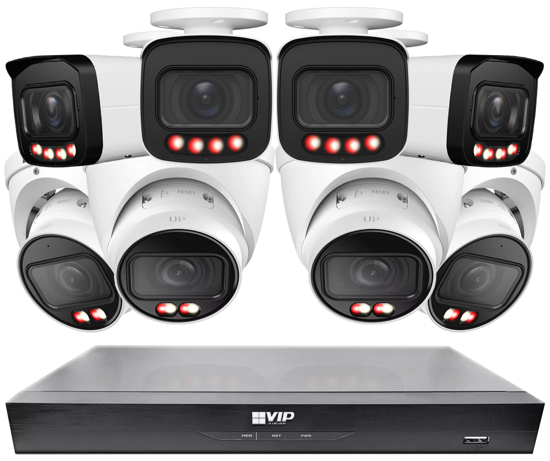 VIP Vision V8400 8MP motorised varifocal AI NVR kit