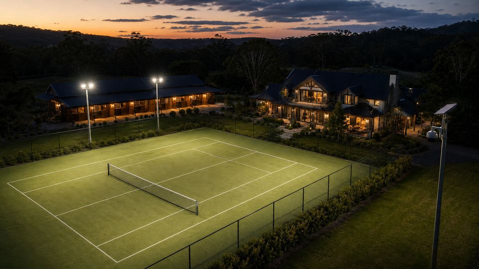 Tennis courts